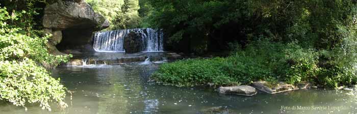 La cascata di Colle Casale